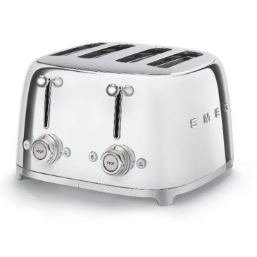 Toaster 4 tranches Chromé - Années 50 - TSF03SSEU
