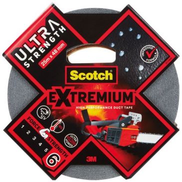 Toile de réparation - Extremium - ultra forte - 48 mm x 25 m - noir





