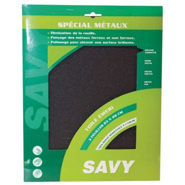 Toile émeri assortis par 3 Savy A