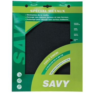 Toile émeri fin par 3 Savy A