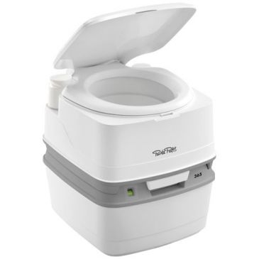 Toilette portable + pompe piston blanc pp365 92817