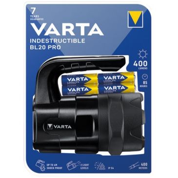 Torche/ lanterne - Indestructible BL20 PRO - 6 piles LR06 - noir