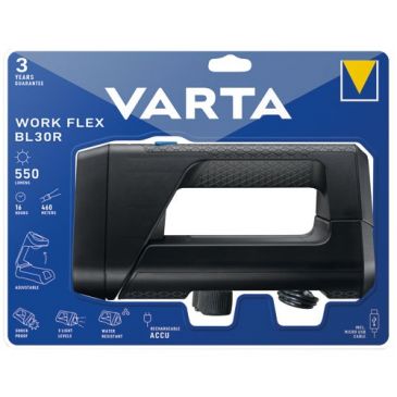Torche -rechargeable - Work Flex BL30R - 5W - noir