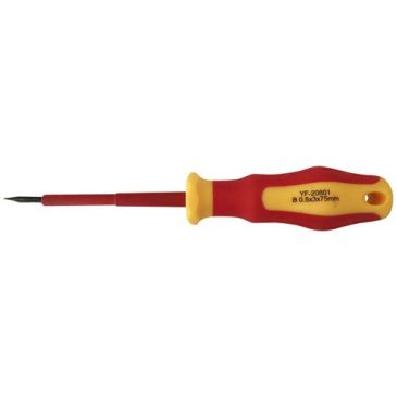 Tournevis electricien isolé fente 3 x 75 mm