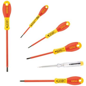 Tournevis isolé électricien lot de 6 + testeur