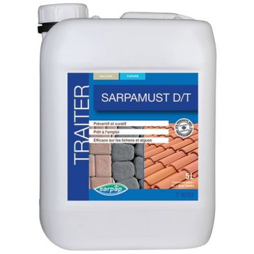 Traitement antimousse dallage et toiture sarpamust 5l