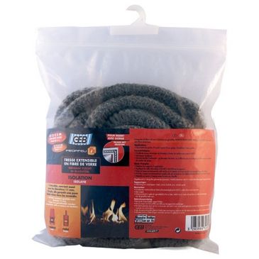 Tresse fibre verre extensible d.12mmx5m Propfeu