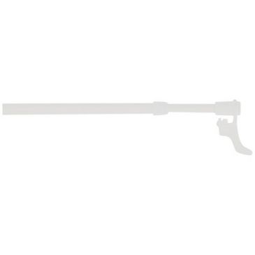 Tringle néorido plus d.9mm long.40/65cm rivet blanc mat
