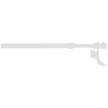 Tringle néorido plus d9 25/40cm boule blanc mat