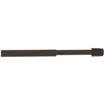 2 tringles plates extensibles 50/80 cm marron