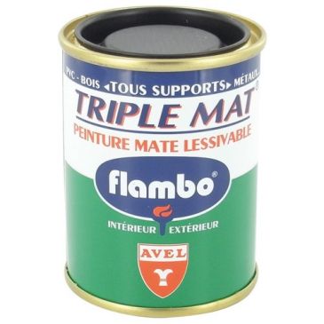 Peinture lessivable 100 ml Flambo Triple Mat - Blanc