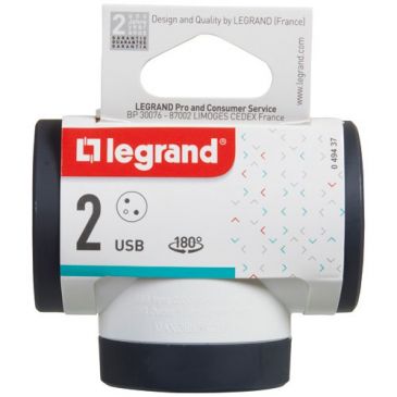Triplite FB 3x2P+T prenium prises latérales rotative USB B/N