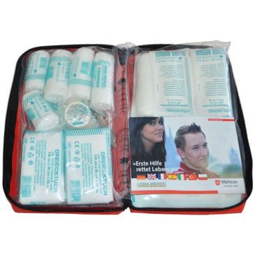 Trousse de premiers secours - 43 composants - normes DIN 13164 