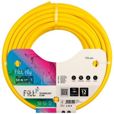 Tuyau fitt lily jaune 3 couches usage fréquent d 15mm x 50