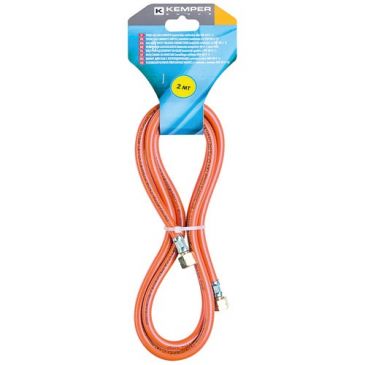 Tuyau soudure haute pression propane 21.8 et 3/8" longeur 5m