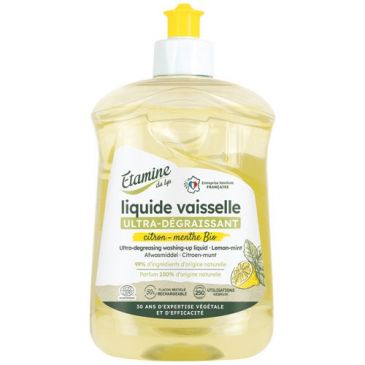 Liquide vaisselle ultra-dégraissant Citron-Menthe bio 500 ml