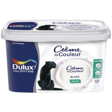 Peinture 2.5 L Crème de Couleur Satin - Bûche
