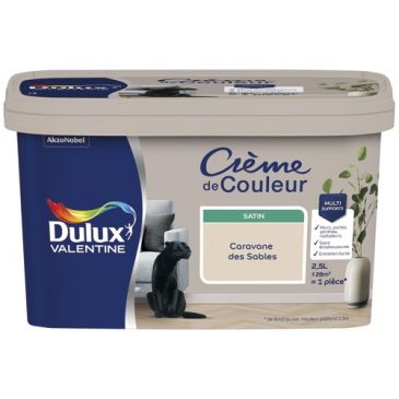 Peinture 2.5 L Crème de Couleur Satin - Caravane des Sables
