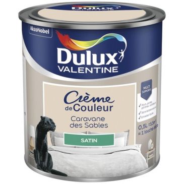 Peinture 0.5 L Crème de Couleur Satin - Caravane des Sables