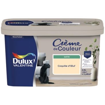 Peinture 2.5 L Crème de Couleur Satin - Coquille d'œuf