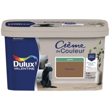 Peinture 2.5 L Crème de Couleur Satin - Havane