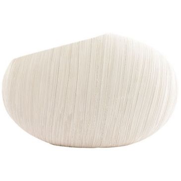 Vase Galet asymétrique 33 cm Beige - Vico