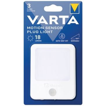 Veilleuse - Motion Sensor Plug Light - 18 lm -blanc chaud - blanc 