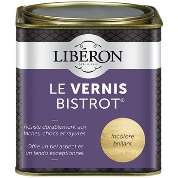 Vernis bois 0,5 L Bistrot Brillant - Incolore