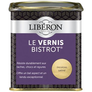 Vernis bois 0,25 L Bistrot Satiné - Incolore