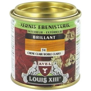 Vernis bois brillant Louis XIII 125ml chêne clair