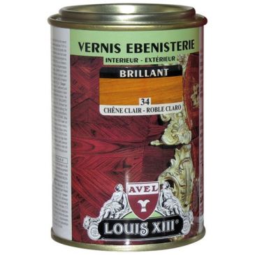 Vernis bois 250 ml Brillant - Chêne Clair