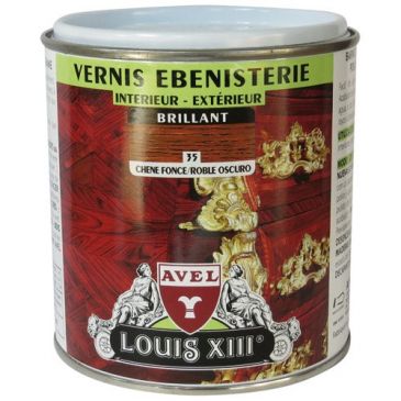 Vernis bois brillant Louis XIII 500ml chêne foncé