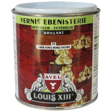 Vernis bois 500 ml Brillant - Chêne Foncé