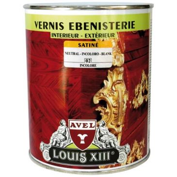 Vernis bois 1 L Satiné - Incolore