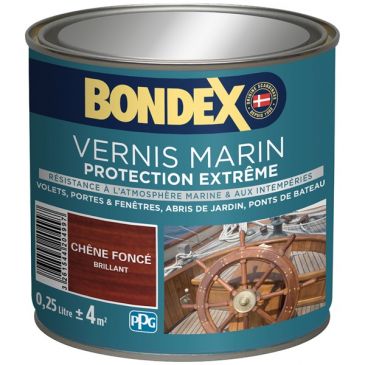 Vernis Marin 250 ml Brillant - Chêne Foncé