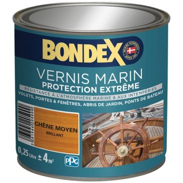 Vernis Marin 250 ml Brillant - Chêne Moyen