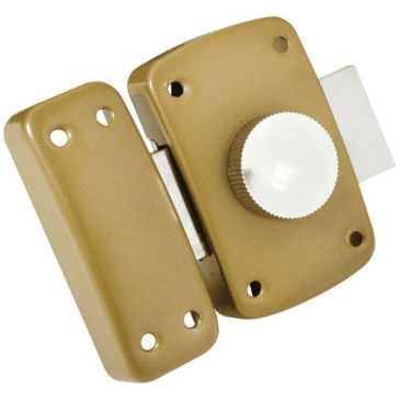 Verrou à bouton cylindre tole emboutie 23 mm