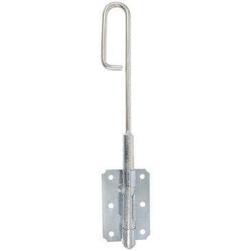Verrou baïonnette à visser - D12 - L : 200 mm - platine - 80 X 60 x 1 mm - 