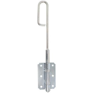 Verrou baïonnette à visser - D14 - L : 305 mm - platine - 90 X 66 x 1 mm - 
