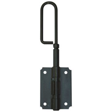 Verrou baïonnette à visser - D14 - L : 398 mm - platine - 90 X 66 x 1 mm - 