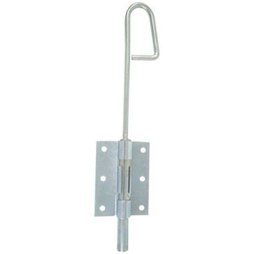 Verrou baïonnette à visser - avec gâche - D18 - L : 800 mm - platine - 95 x