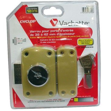 Verrou cyclop cyl.45 3cles 67600-45/sc