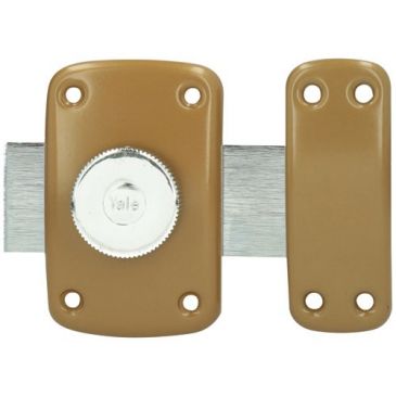 Verrou à bouton et cylindre 5 goupilles Ø23 mm x 45 mm + 3 clés