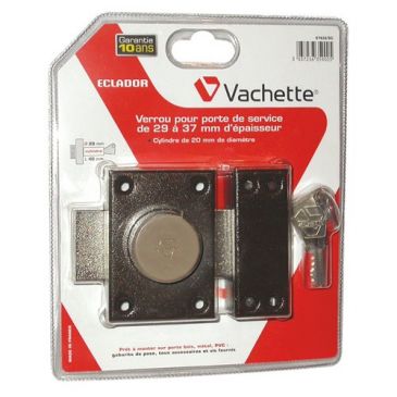 Verrou eclador cylindre 40mm vachette 67632 sc