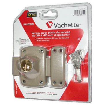 Verrou à cylindre 45 mm diamètre 23 mm