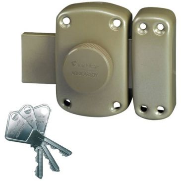 Verrou à cylindre 45 mm verni diamètre 23 mm 