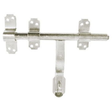 Verrou vervelle gache portecadenas 16 zingué blanc