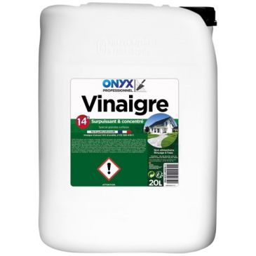 Vinaigre surpuissant concentré 14° 20l onyx