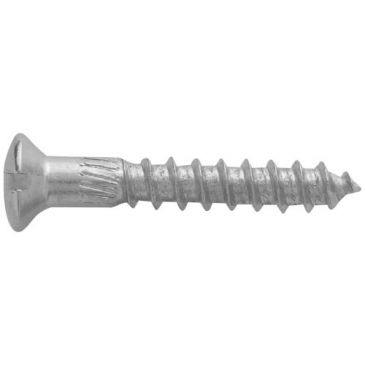 Vis a bois finition nickel mat 35 x 20 mm lot de 4