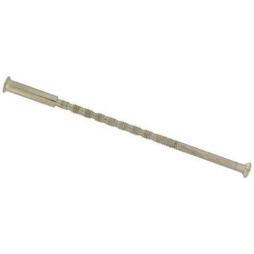 Vis relieuse prédécoupée - tête bombée fendue - douille lisse non fendue - 